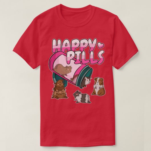 Happy Guinea Pigs T-shirt (Design voorkant)