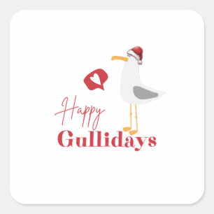 Happy Gulholidays-Kerst sticker