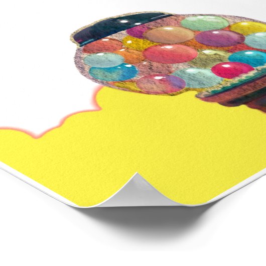 Happy Gumballs Poster (Hoek)