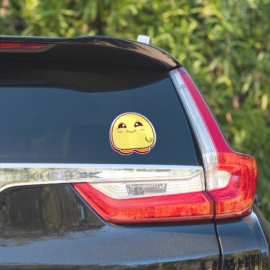 Happy Gumdrop Sticker (Auto Zijkant)