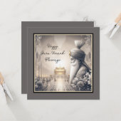 Happy Guru Nanak Blessings Kaart (Voorkant / Achterkant in situ)