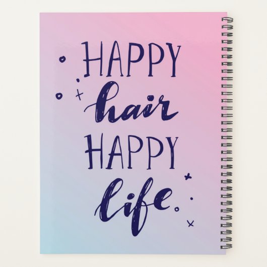 Happy Hair Happy Life Planner (Achterkant)