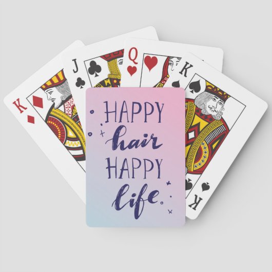Happy Hair Pokerkaarten (Achterkant)