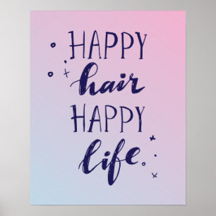 Happy Hair Poster
