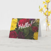 Happy Hallo Kaart (Gele Bloem)