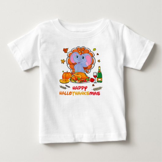 Happy Hallo olifant Drink wijn dank u cadeau (Voorkant)
