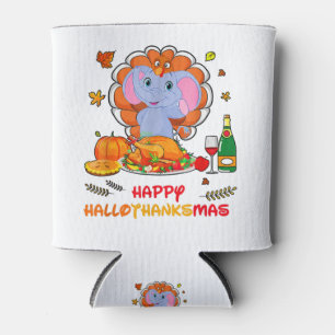Happy Hallo olifant Drink wijn dank u cadeau Blikjeskoeler