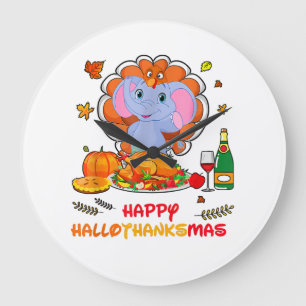 Happy Hallo olifant Drink wijn dank u cadeau Grote Klok
