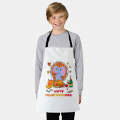 Happy Hallo olifant Drink wijn dank u cadeau Schort (Gedragen)