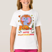 Happy Hallo olifant Drink wijn dank u cadeau T-shirt (Voorkant)