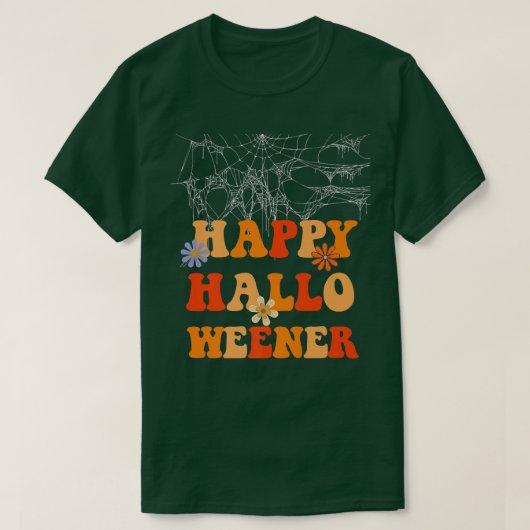 Happy Hallo Weener Halloweener Halloween Premium T T-shirt (Design voorkant)