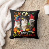 Happy HalloBedanktMas Cats Kussen (Deken)