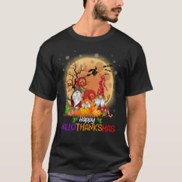 Happy HalloBedanktMas Gnomes T-shirt