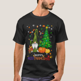 Happy HalloBedanktMas Gnomes T-shirt