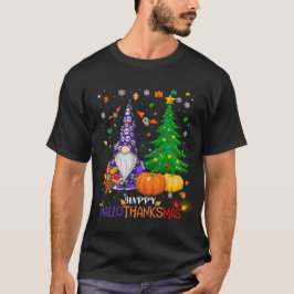 Happy HalloBedanktMas Gnomes T-shirt