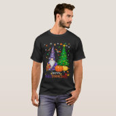 Happy HalloBedanktMas Gnomes T-shirt (Voorkant volledig)