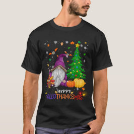 Happy HalloBedanktMas Gnomes T-shirt