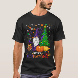 Happy HalloBedanktMas Gnomes T-shirt