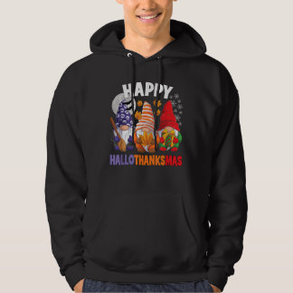 Happy HalloBedanktMas Halloween Thanksgiving Chris Hoodie