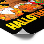 Happy HalloBedanktMas Halloween Thanksgiving Chris Poster (Hoek)