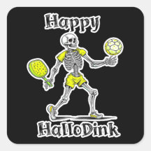 Happy Hallodink | Halloween en Pickleball Pun