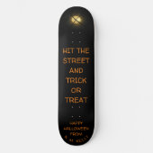 HAPPY HALLOEEN VAN K. M. KELLY - PERSOONLIJK SKATEBOARD (Voorkant)