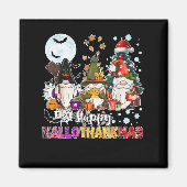 Happy Hallothanksams Gnomes Lover Grappig Hallowee Magneet (Voorkant)