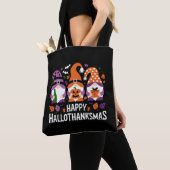 Happy Hallothanksams Gnomes Lover Merry Christmas Tote Bag (Dichtbij)
