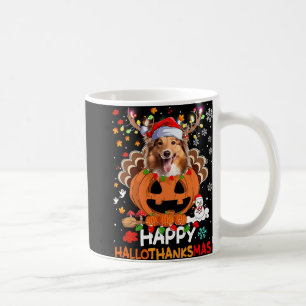 Happy Hallothanksams Shetland Sheepdog Koffiemok
