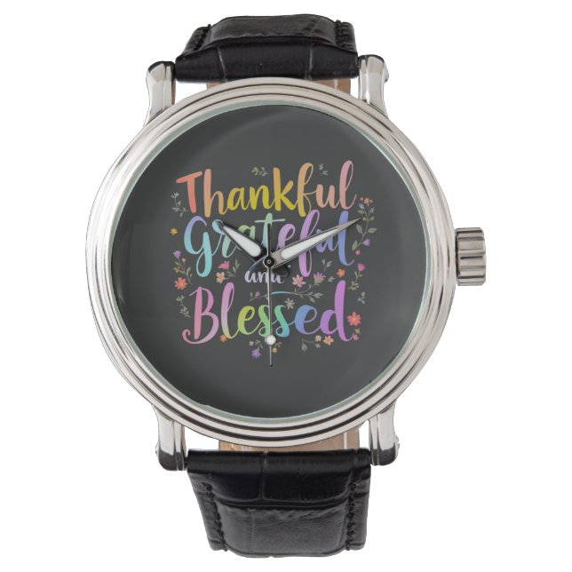 Happy HalloThanksgiving Lovers Design– Perfect Hal Horloge (Voorkant)