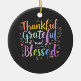 Happy HalloThanksgiving Lovers Design– Perfect Hal Keramisch Ornament