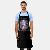 Happy HalloThanksMas All-Over Print Schort (Gedragen)