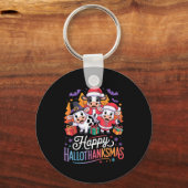 Happy Hallothanksmas Cows For Farmer Sleutelhanger (Voorkant)