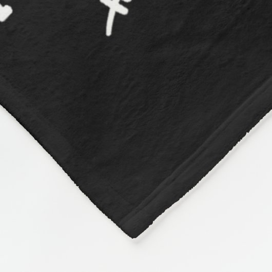 Happy Hallothanksmas Funny Halloween Thanksgiving  Fleece Deken (Hoek)