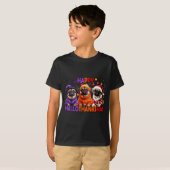 Happy Hallothanksmas Funny Pug Halloween Thanksgiv T-shirt (Voorkant volledig)