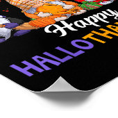 Happy Hallothanksmas Gnomes Lover Halloween Merry Poster (Hoek)