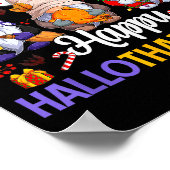 Happy Hallothanksmas Gnomes Lover Halloween Merry  Poster (Hoek)