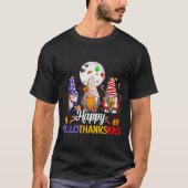 Happy Hallothanksmas Gnomes Lover Halloween Merry  T-shirt (Voorkant)