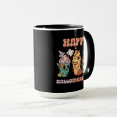 Happy HalloThanksMas Grappig Donker Mok (Voorkant rechts)