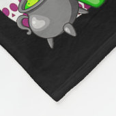 Happy Hallothanksmas Guitar Halloween Thanksgiving Fleece Deken (Hoek)