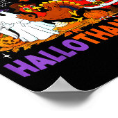 Happy Hallothanksmas Halloween Thanksgiving 67 Chr Poster (Hoek)