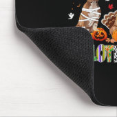 Happy Hallothanksmas Pitbull Hondenliefhebber Hall Muismat (Hoek)