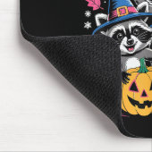 Happy Hallothanksmas Raccoon Halloween Merry Chris Muismat (Hoek)