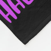 Happy Hallothanksmas Skeleton Pumpkin Turkey Santa Fleece Deken (Hoek)