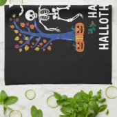 Happy Hallothanksmas Vakantie Seizoen Gift Herfst Theedoek (Gevouwen)