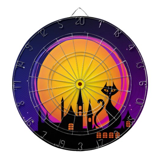 Happy Halloween 11 Dart Board Dartbord (Voorkant)