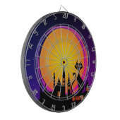 Happy Halloween 11 Dart Board Dartbord (Voorkant Links)
