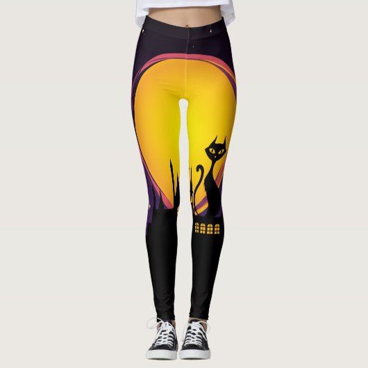 Happy Halloween 11A Leggings (Voorkant)