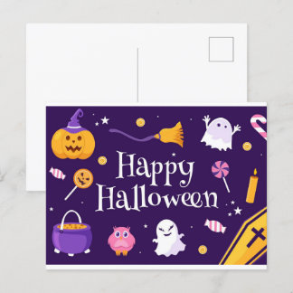 HAPPY HALLOWEEN 12 Briefkaart