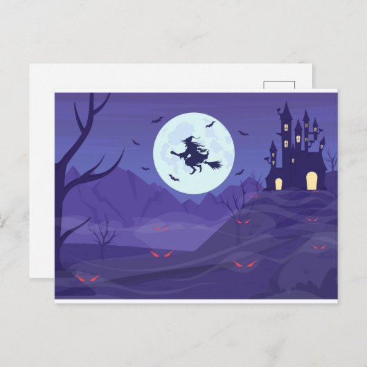 HAPPY HALLOWEEN 16 Postcard Briefkaart (Voorkant / Achterkant)